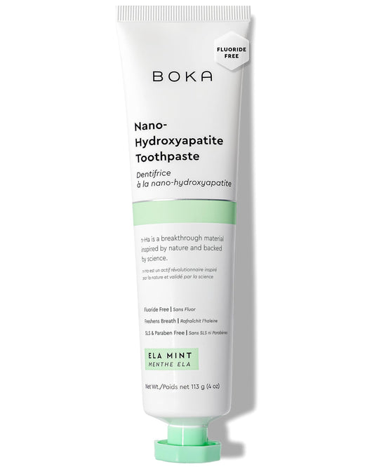 Boka Fluoride-Free Nano Hydroxyapatite Toothpaste Ela Mint 4 oz tube