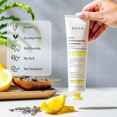 Ingredients highlight: nano-hydroxyapatite and fluoride-free formula