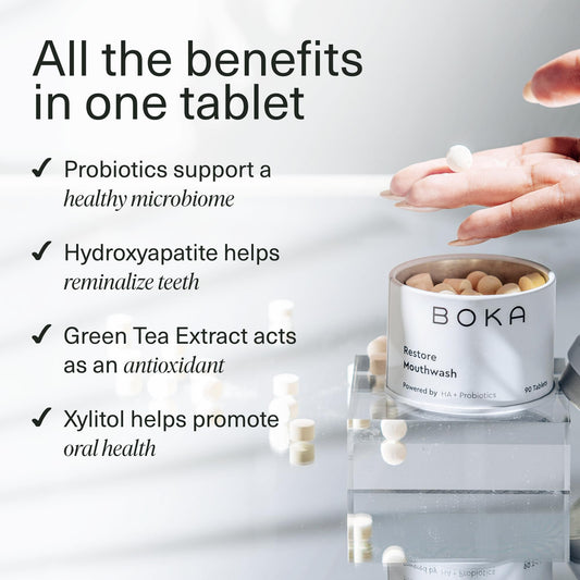 Travel-friendly recyclable packaging for Boka tablets