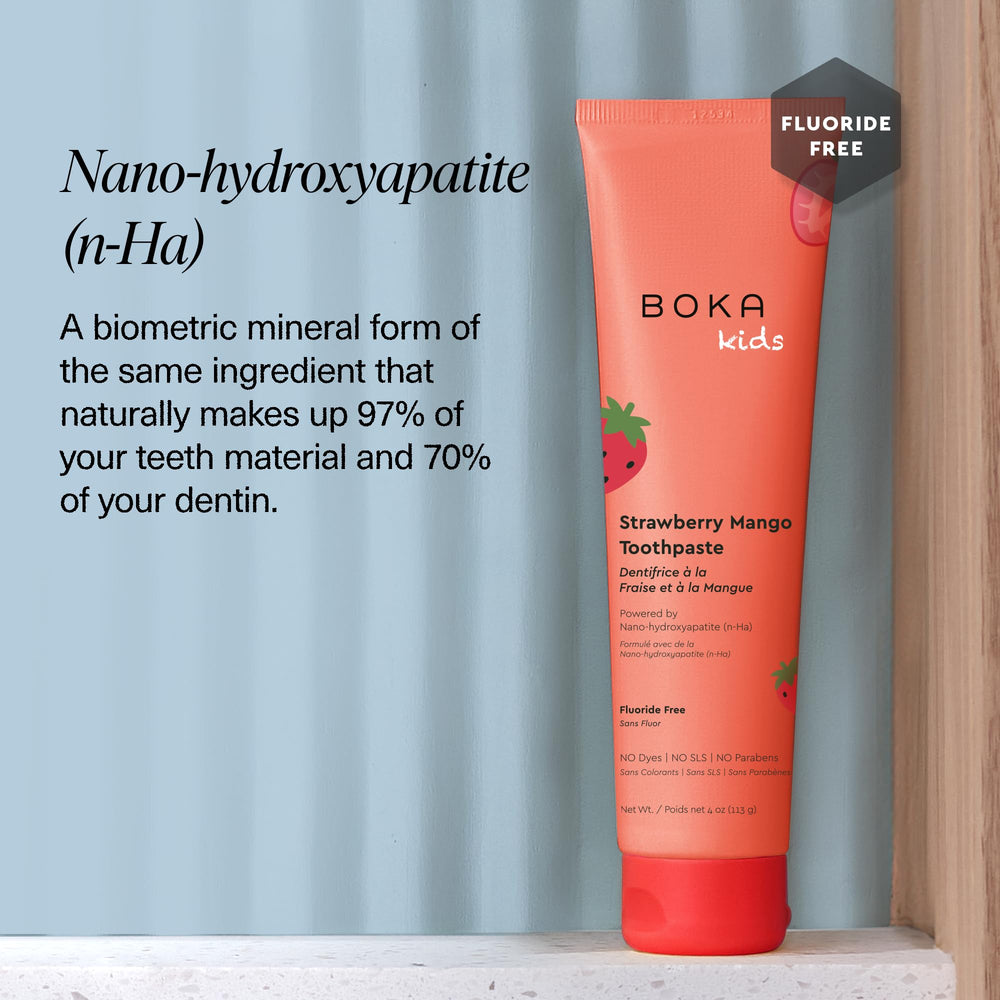 Toothpaste with nano-hydroxyapatite enamel mimic for kids, 4 oz