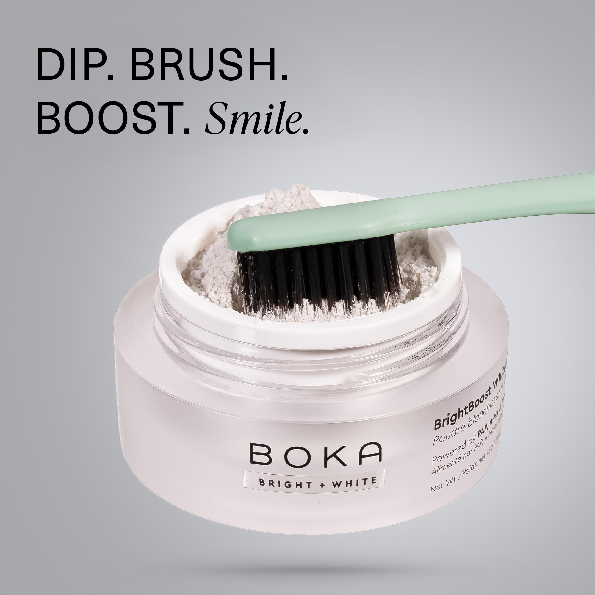 Boka Teeth Whitening Powder packaging