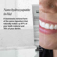Biocompatible toothpaste free from fluoride, sulfates, parabens