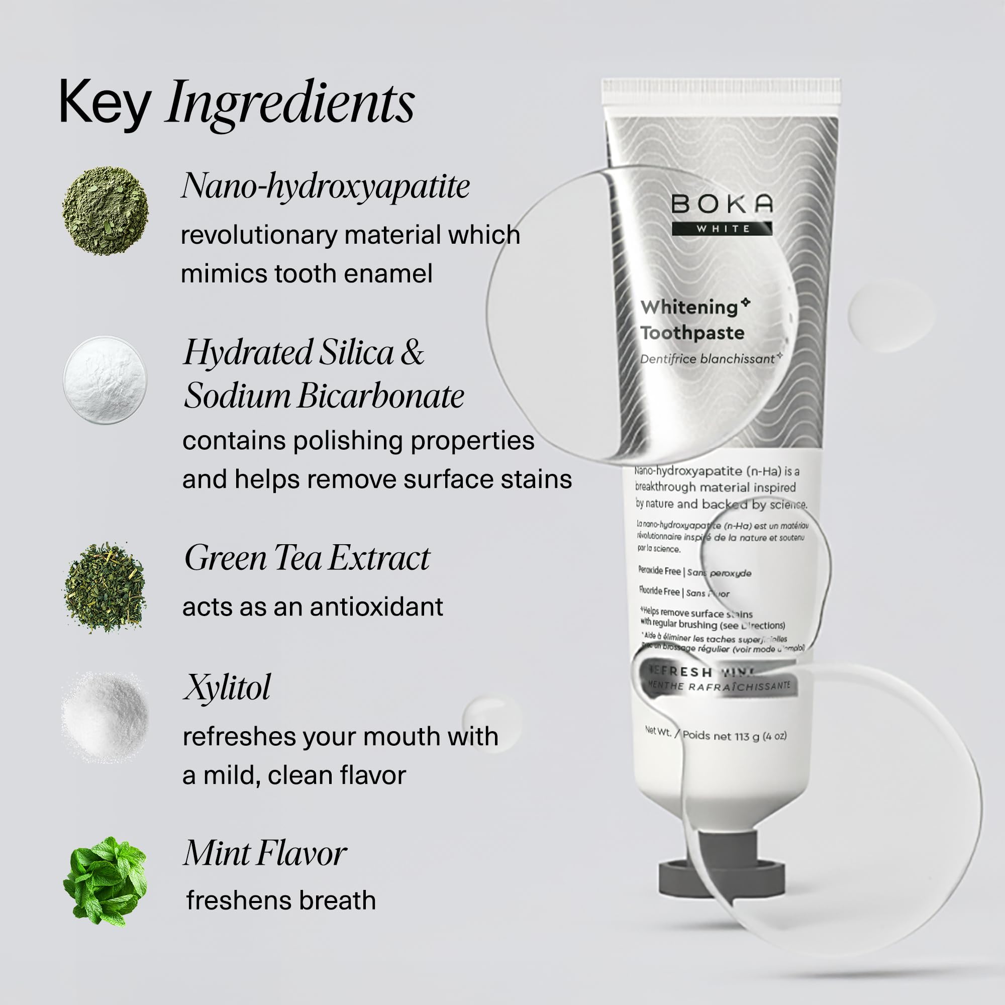Gentle toothpaste suitable for sensitive teeth for adults and kids