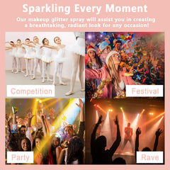 Boko Eyes-Lips Glitter Spray enhances makeup with versatile sparkle