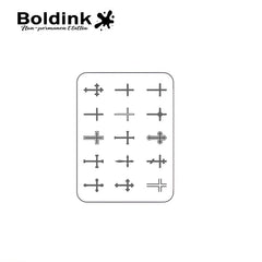 Boldink tattoo in 30-second application, quick wear ready.