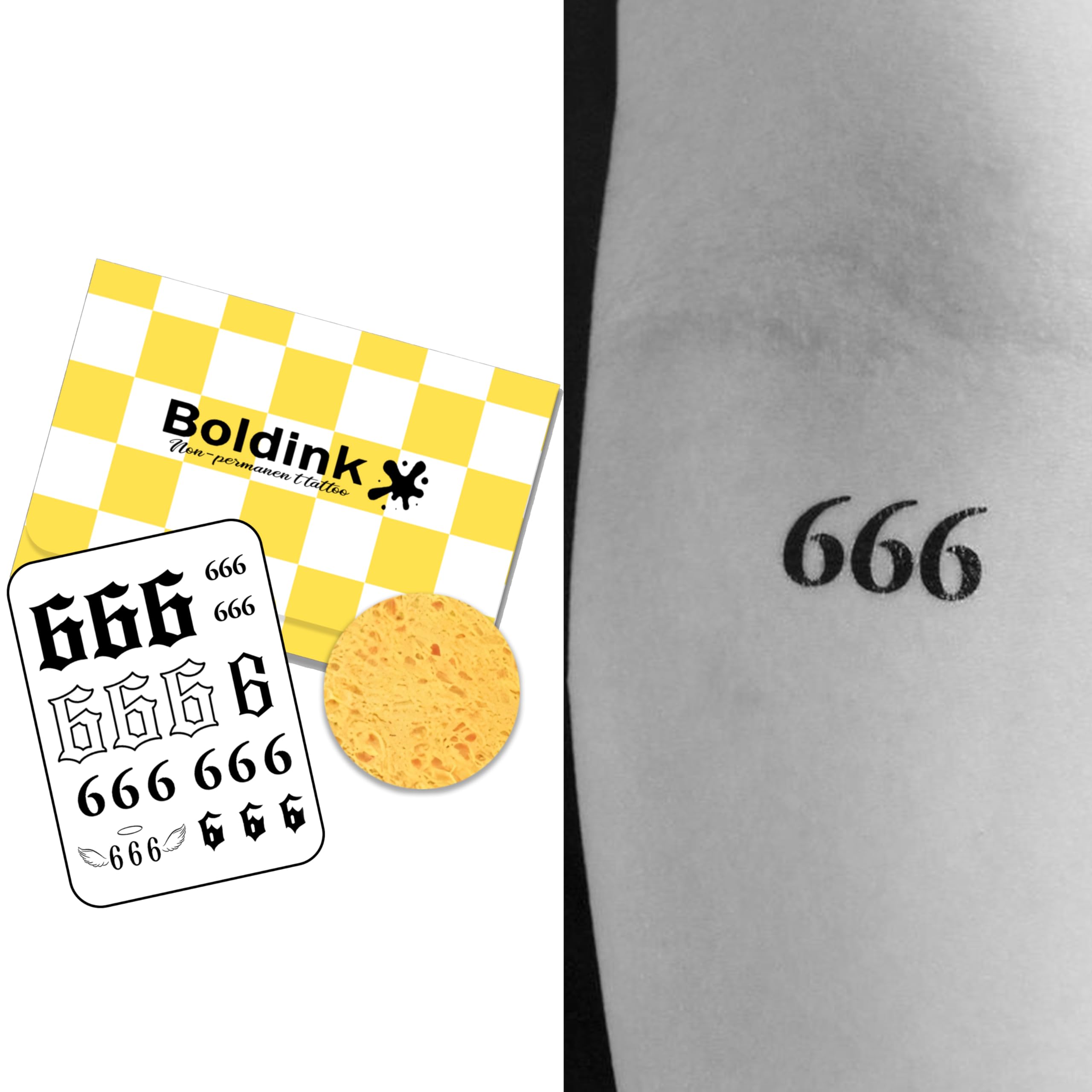Boldink gift box with tattoo sheets for stylish gifting