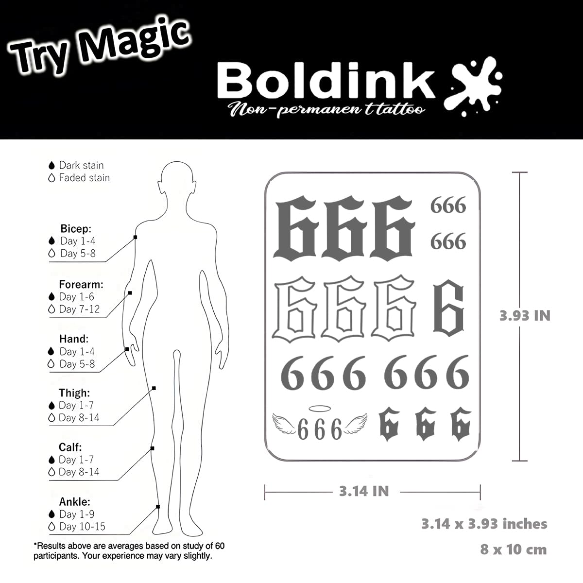 Boldink color deepens after 24–48 hours for realism