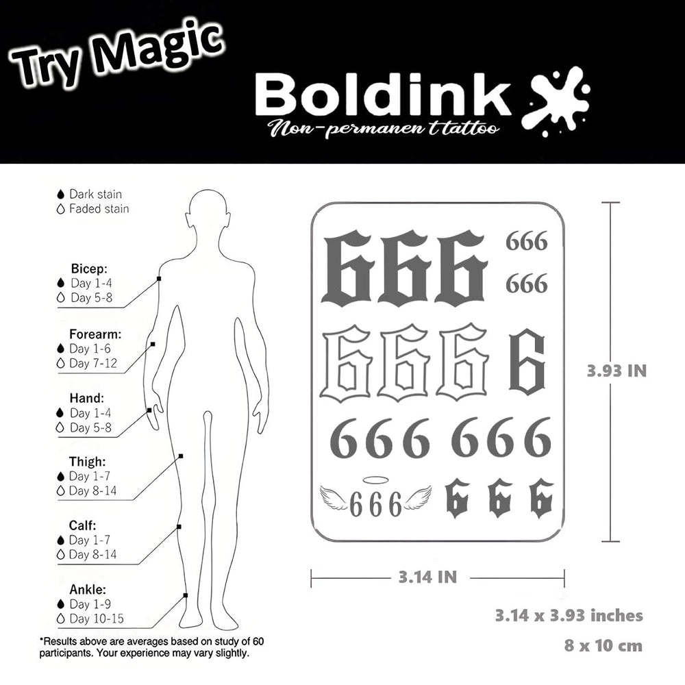 Boldink color deepens after 24–48 hours for realism