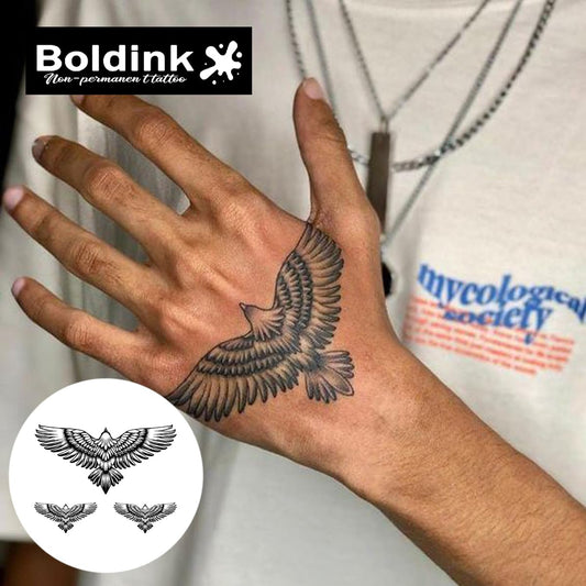 Boldink sponges included enable clean, quick tattoo application.
