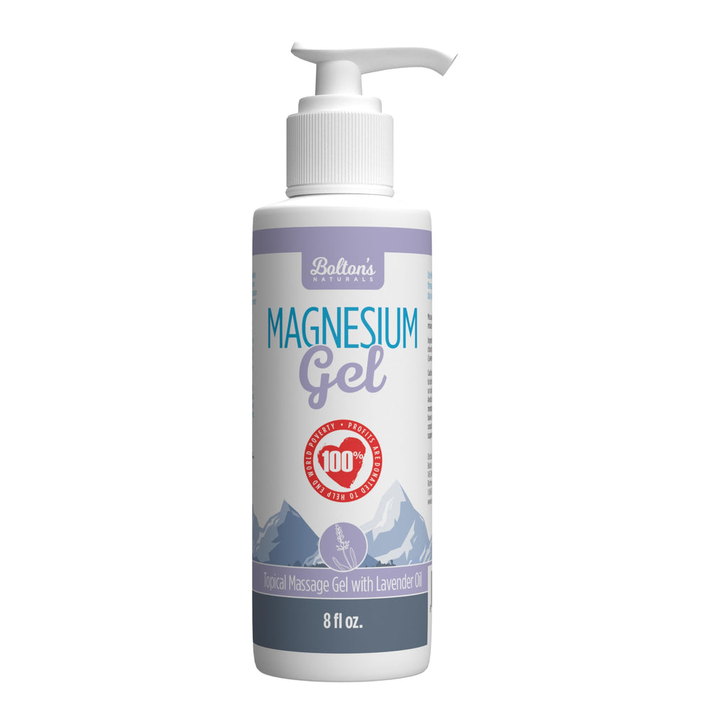 Bolton's Naturals Magnesium Gel Lavender 8 oz bottle