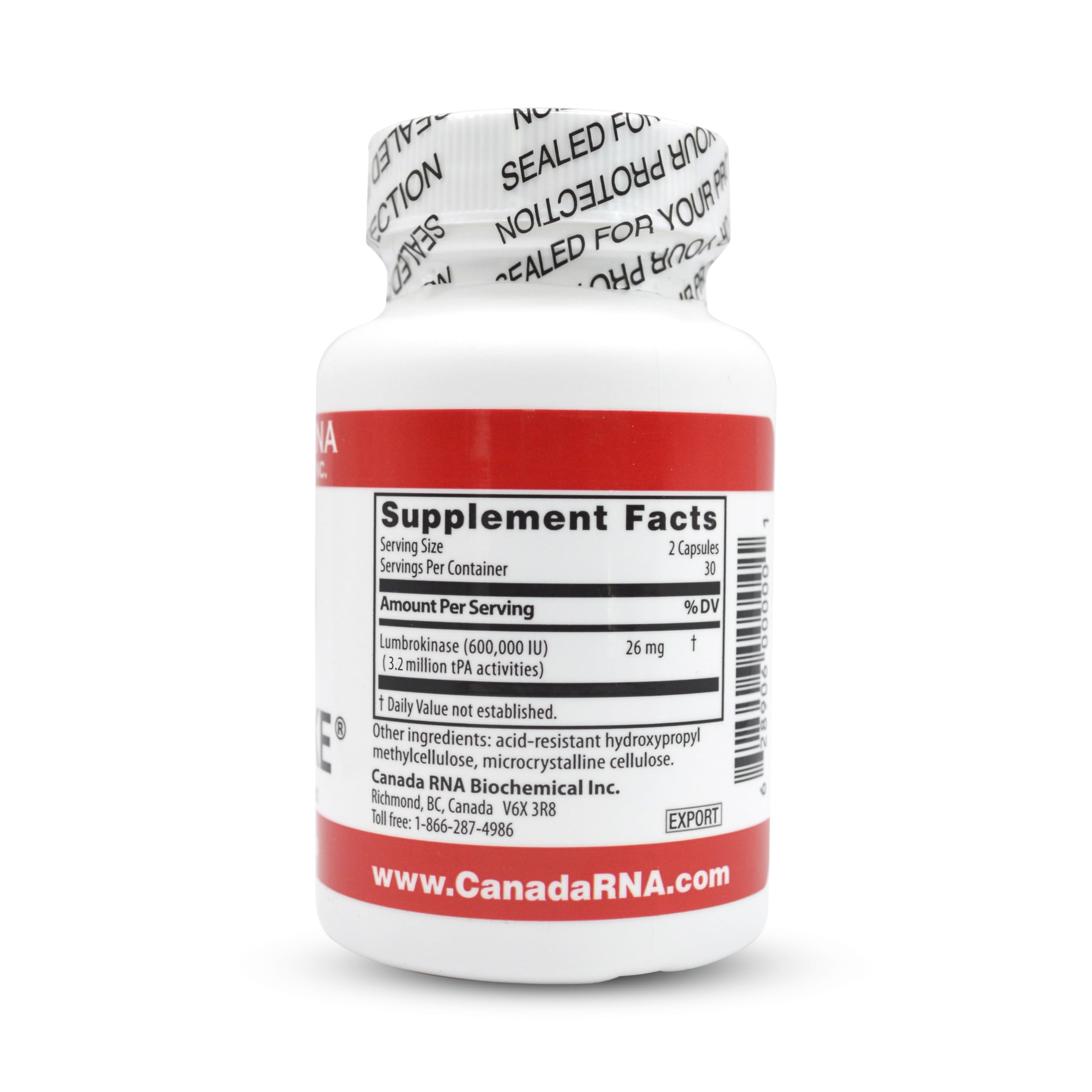 Close-up of Boluoke capsules highlighting a lumbrokinase-rich formula for daily wellness