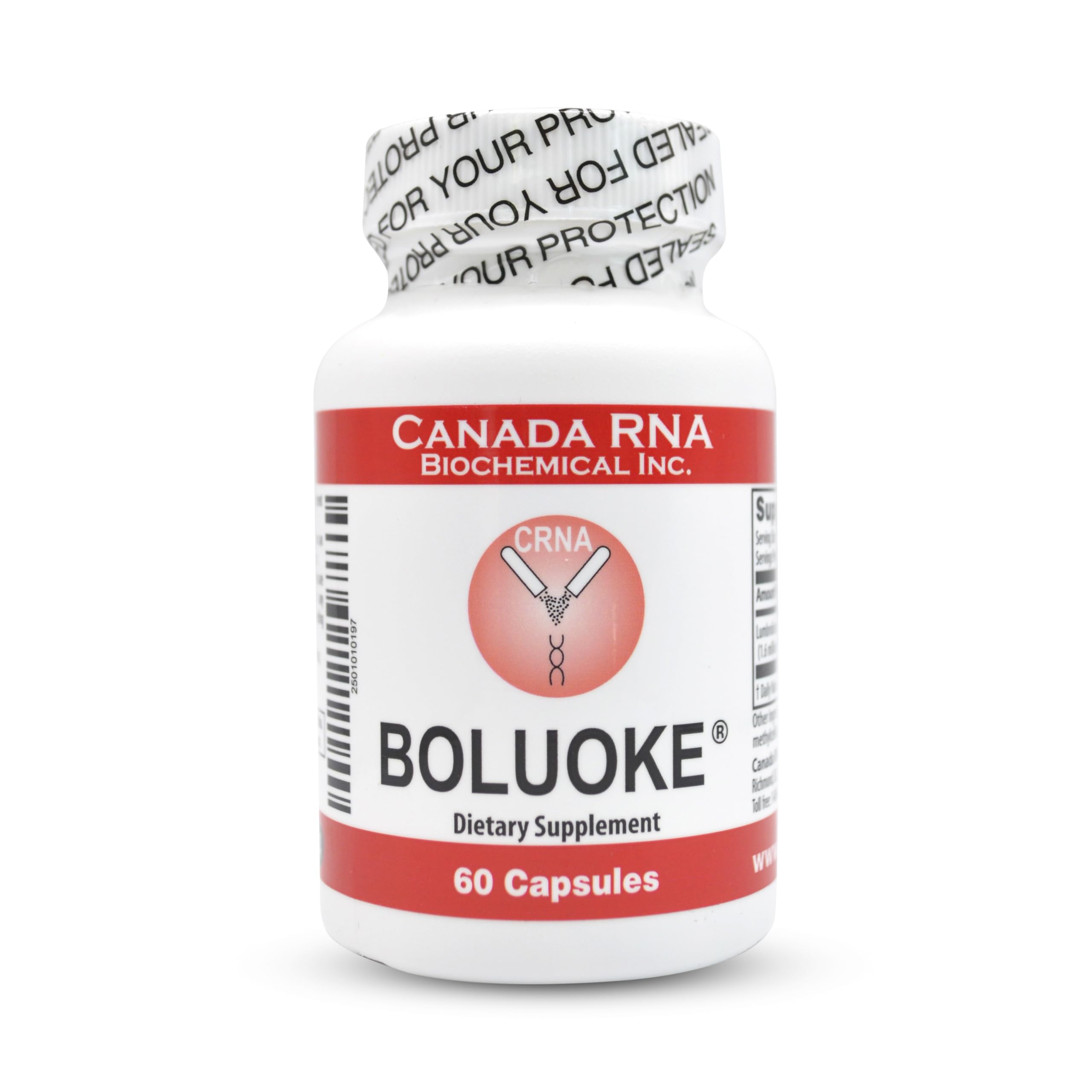Boluoke Canada RNA bottle with 60 capsules for daily circulation support