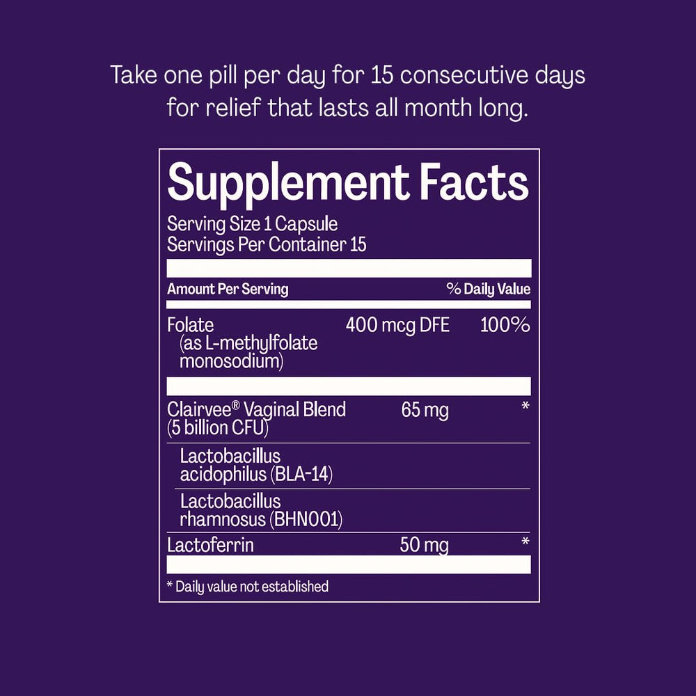 Bonafide Clairvee bottle beside a glass of water signaling a simple nightly habit