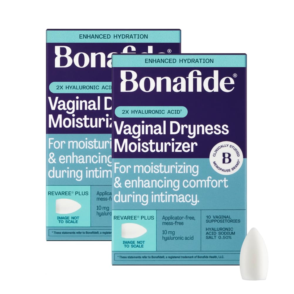 Bonafide Revaree Plus 20-inserts packaging shows discreet daily moisture support.
