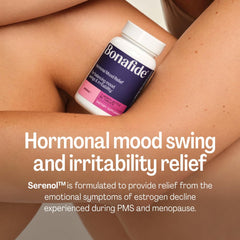 Bonafide Serenol tablets close-up highlighting pill appearance and quality