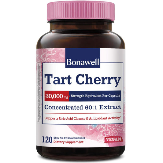 Bonawell Tart Cherry 60:1 extract capsules – 120 count