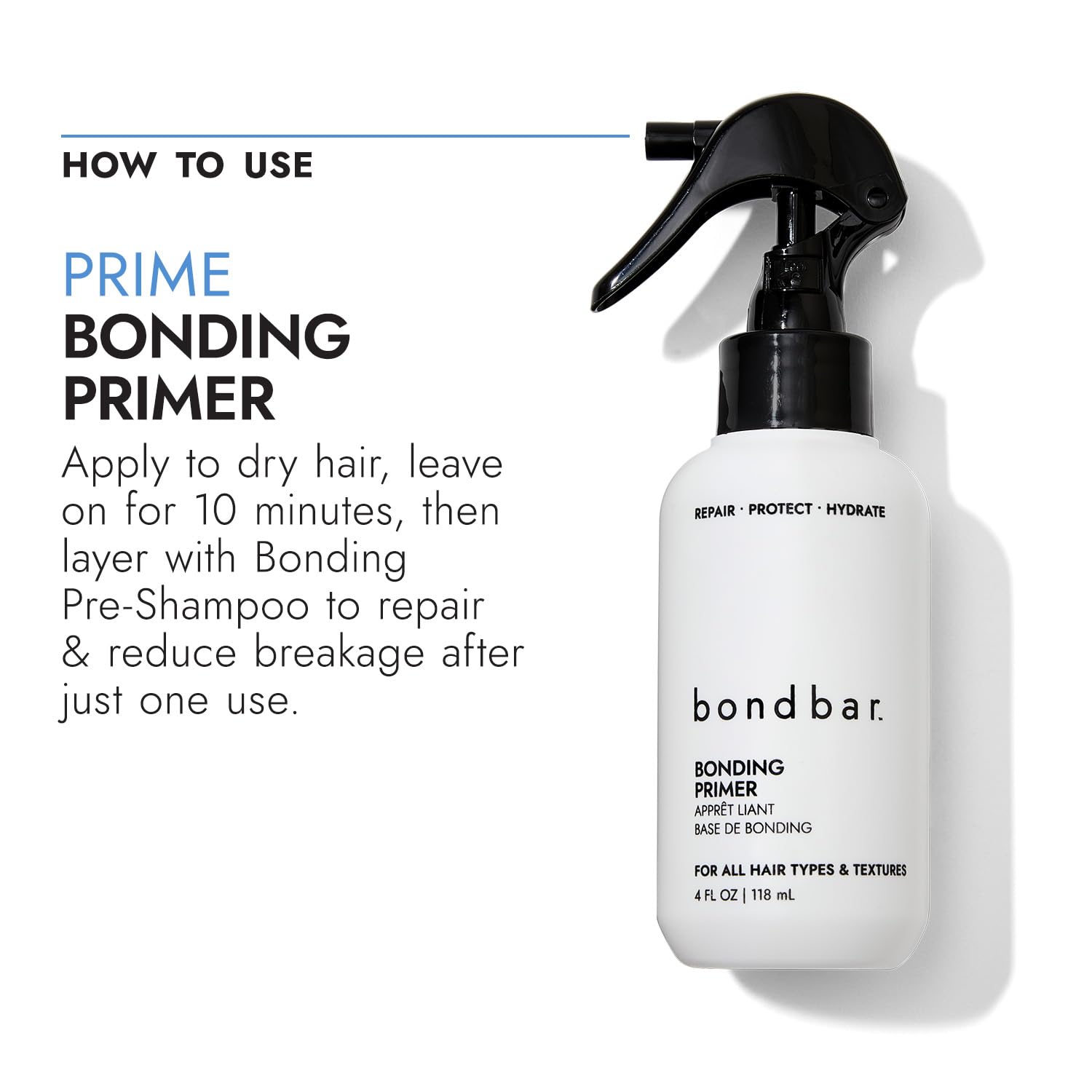 Bondbar Repair Treatment vegan-cruelty-free-badge on packaging.