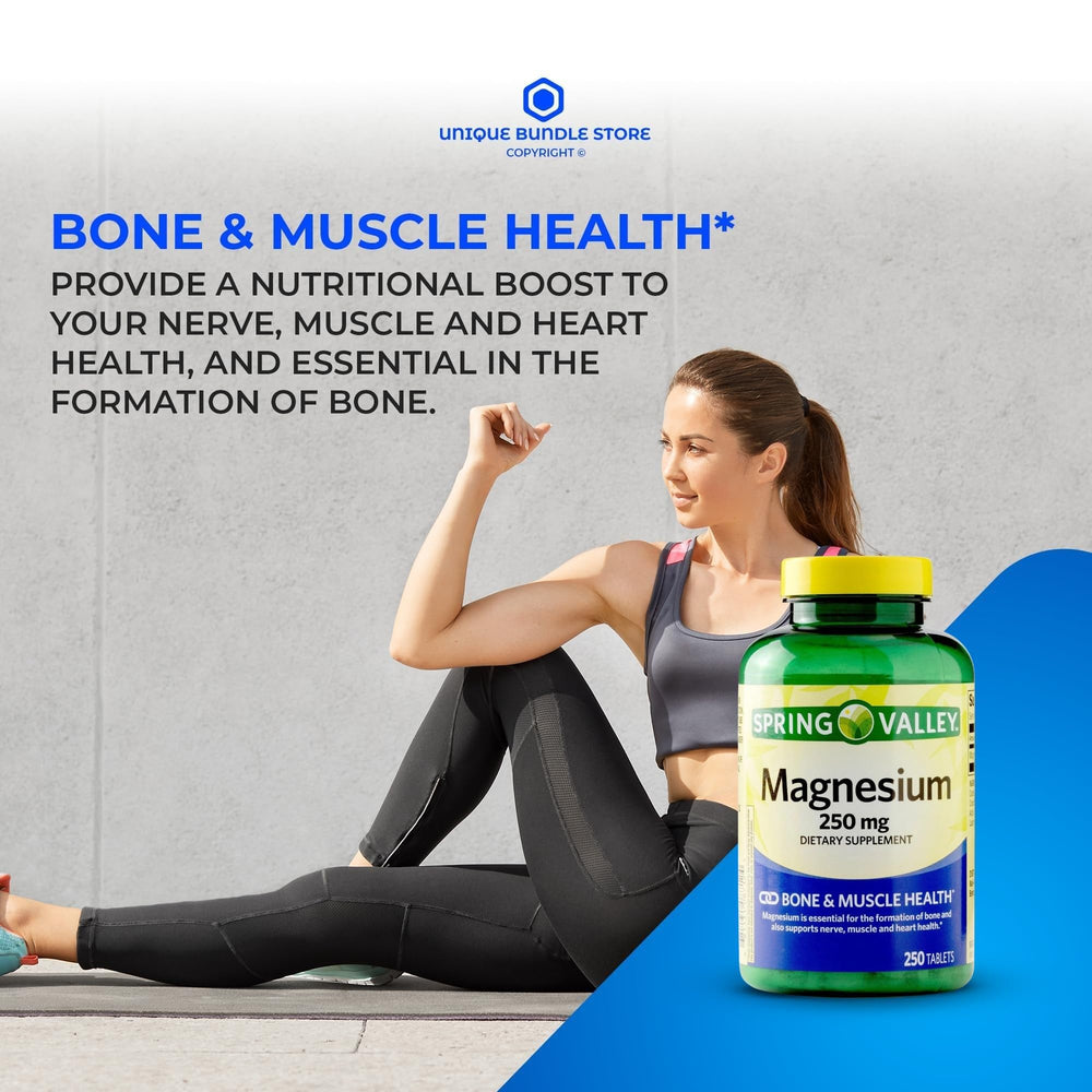 Illustration of bone and muscle support from magnesium