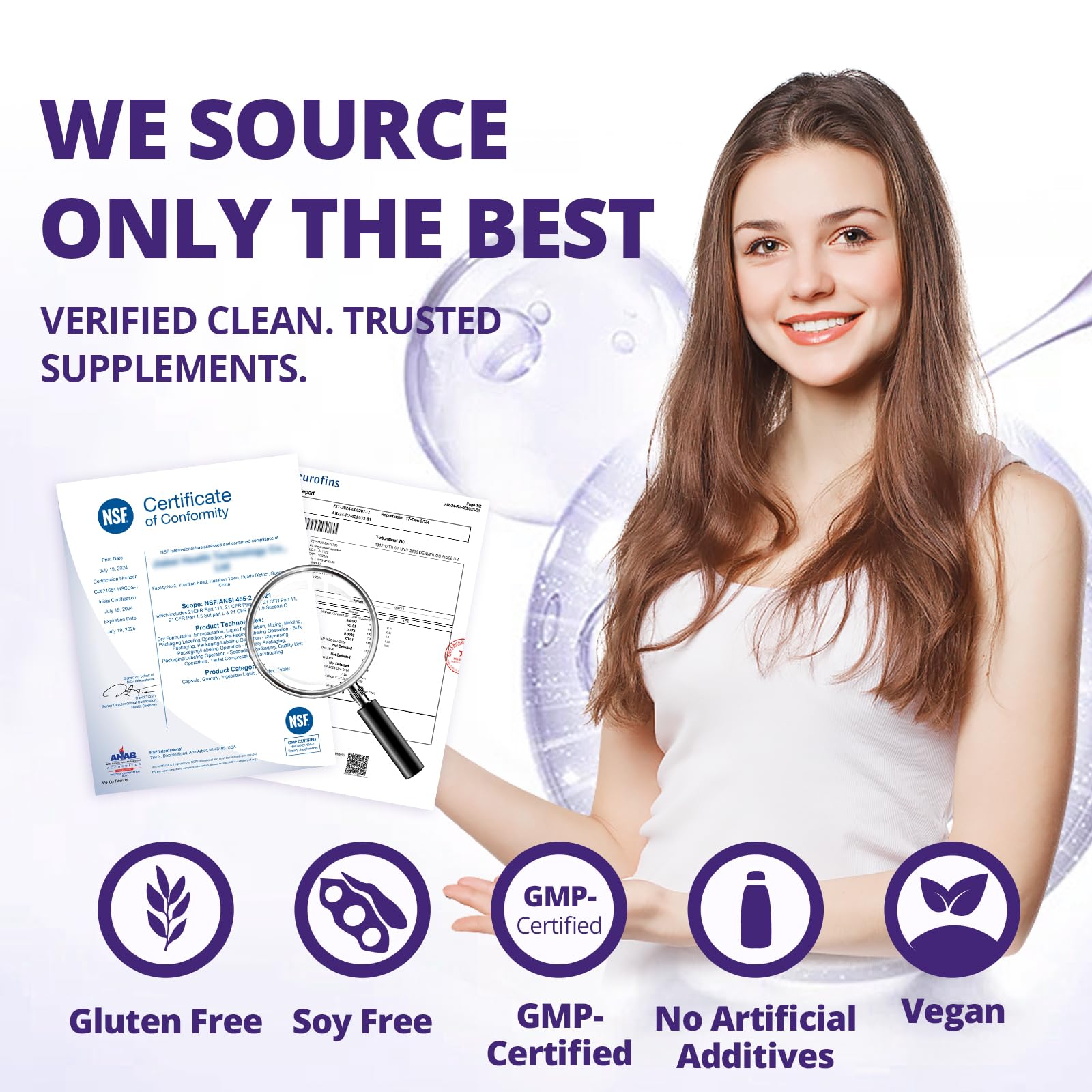 Bone health support messaging on product packaging