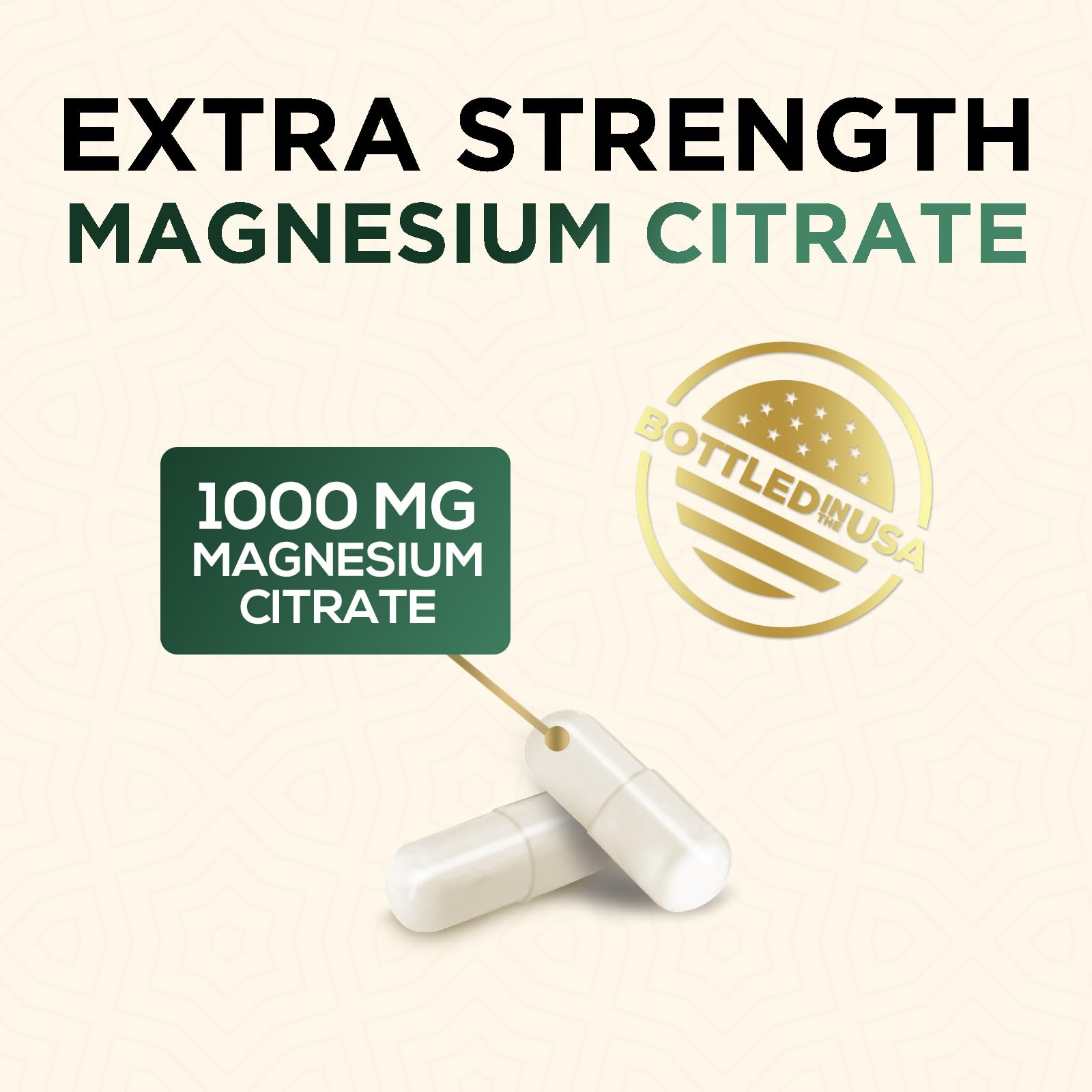 Graphic showing bone and heart health benefits of magnesium citrate