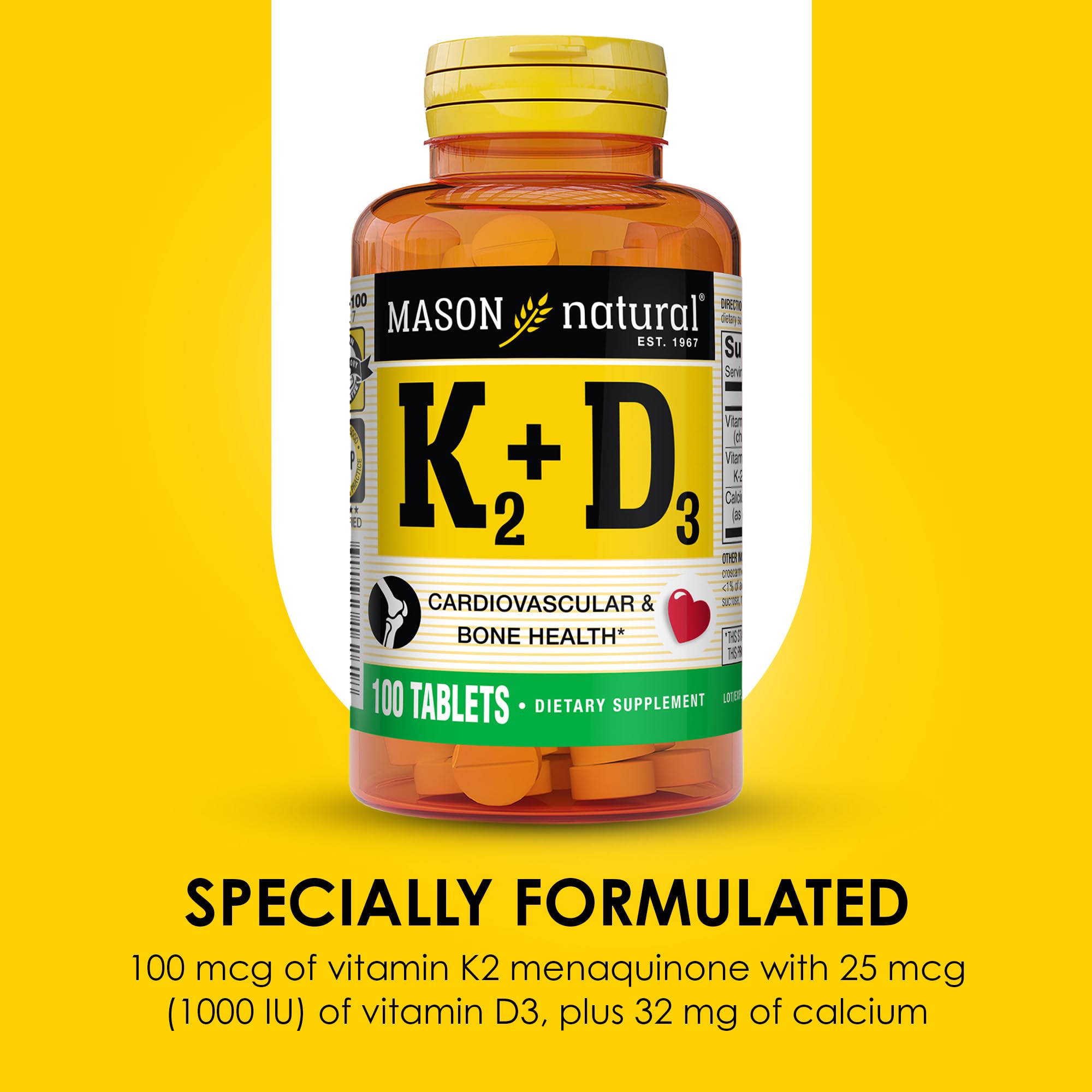 Daily bone and muscle support tablet
