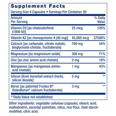 Illustration of Vitamin K2 (menaquinone-4) with a 45 mg dose