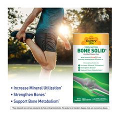 Mineral blend including magnesium, phosphorus, zinc on Bone Solid