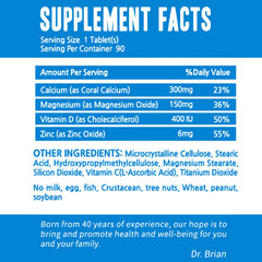 Graphic showing bone strength and growth with vitamin D3 and K2