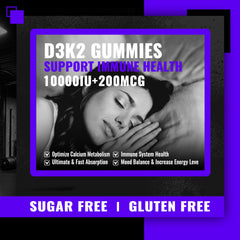 Illustration of bones teeth and muscles supported by D3 K2 gummies