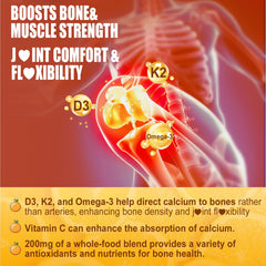 Supports bones, teeth, muscles and immune health