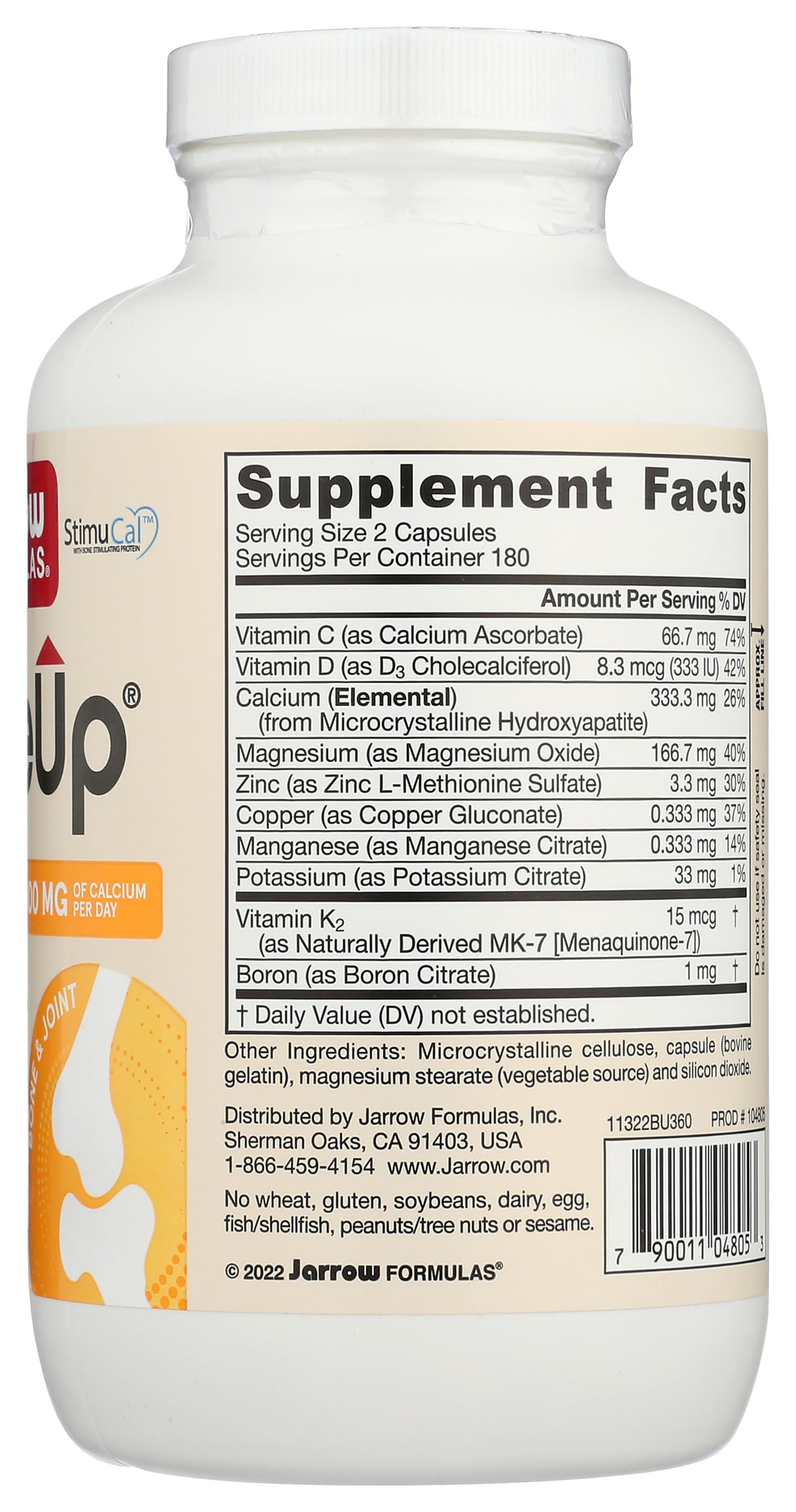 Vitamin D3 and Vitamin K2 MK-7 in BoneUp
