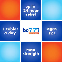 Bonine Meclizine 50mg label detail—dose information for safe use