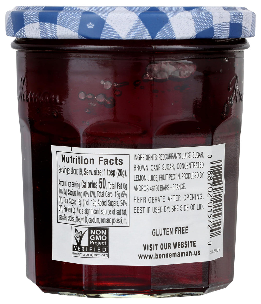 Bonne Maman Red Currant Jelly back view
