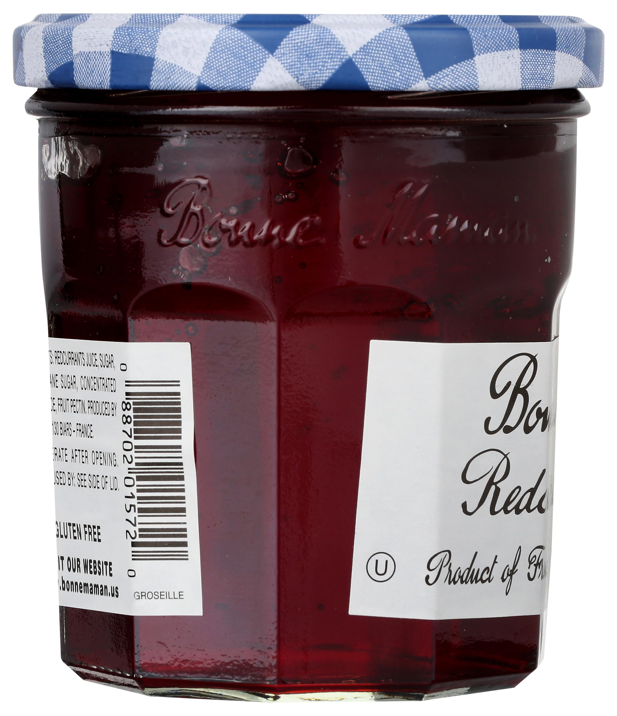 Ingredients for Bonne Maman Red Currant Jelly