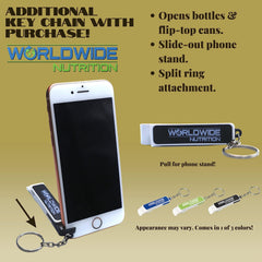 Bonus WorldWideNutrition multi-purpose key chain