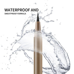 Boobeen Eyeliner Liquid Pen easy application guide for refined eye makeup.