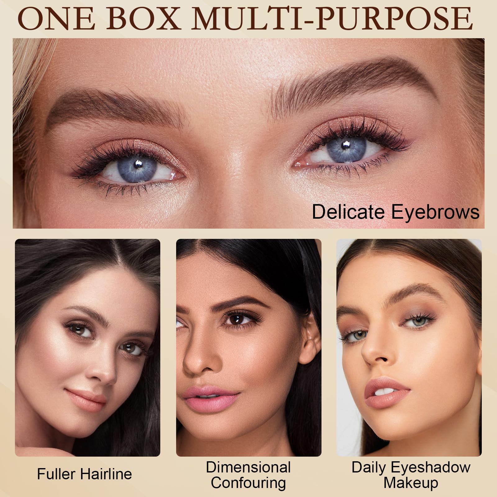 Boobeen 3-color set blends seamlessly with hair for a natural look.