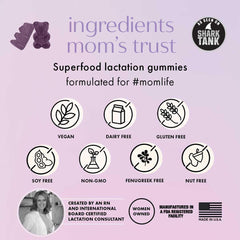 Boobie Bears Lactation Gummies product display