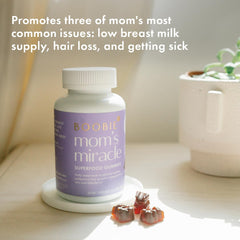 Close-up of Boobie Bears Lactation Gummies chews
