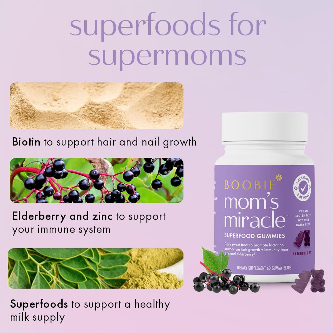 Ingredients: moringa, elderberry, and biotin