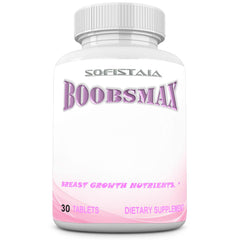 BOOBSMAX bottle with capsules for natural bust enhancement