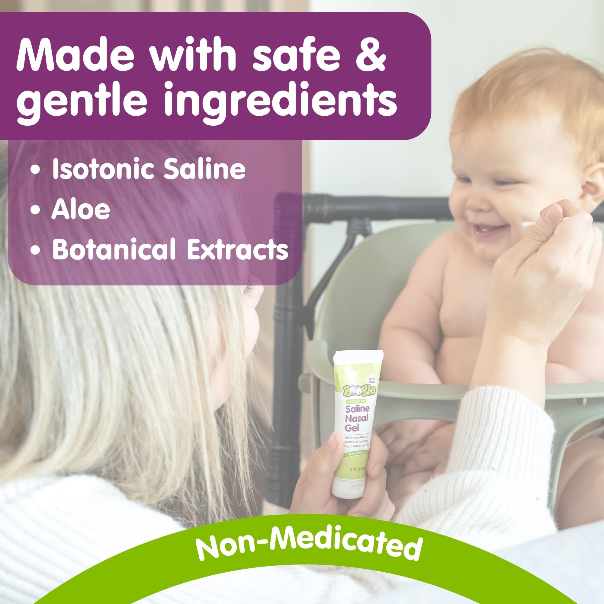 Ingredients reveal aloe and botanical extracts supporting mild, hypoallergenic formula.