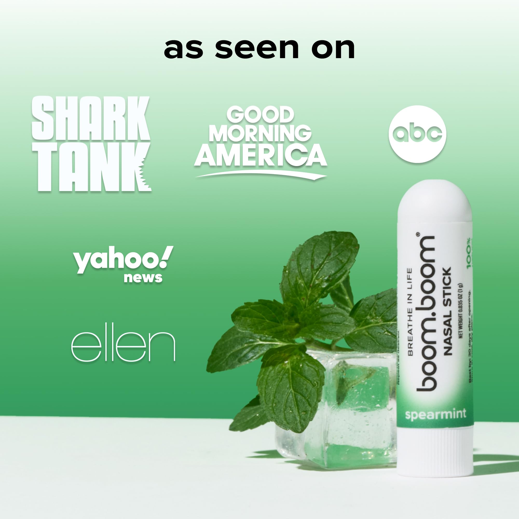 BoomBoom nasal stick made-in-usa highlights quality and clean ingredients.