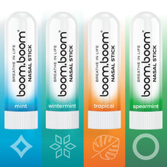 BoomBoom nasal stick pocket-sized design fits easily in a pocket