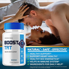 BoostTRT Premium Formula bottle label close-up