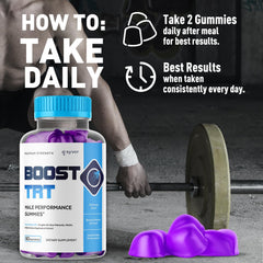 Boost TRT Gummies 2-pack packaging and branding