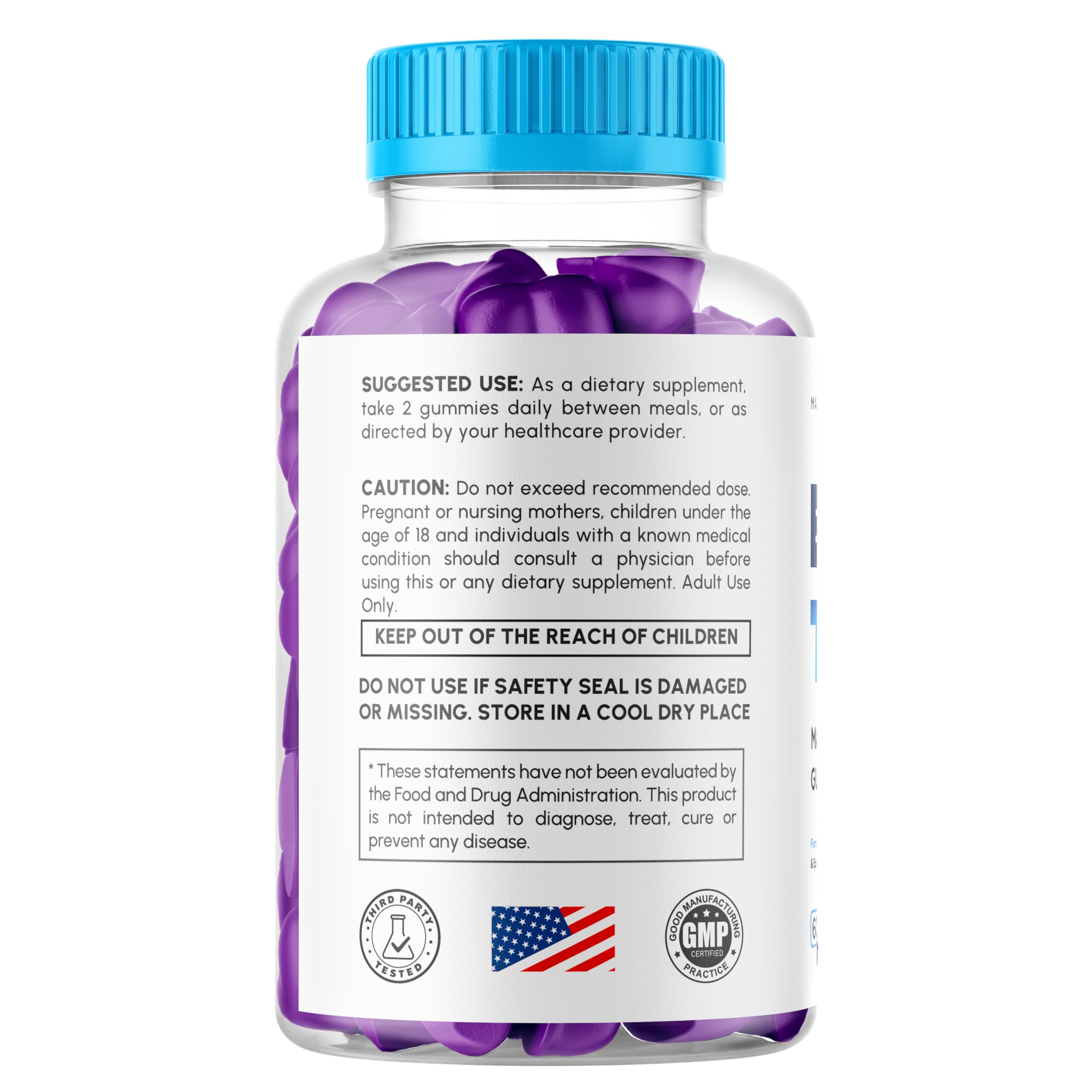 Boost TRT Gummies packaging and branding