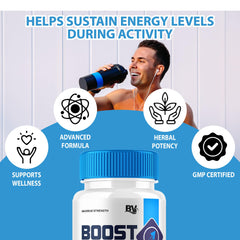 BoostTRT Health management pills bottle
