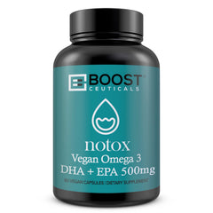 BoostCeuticals Vegan Omega-3 Softgels bottle front view