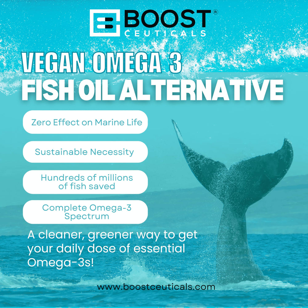 Bottle label close-up with 500mg DHA EPA